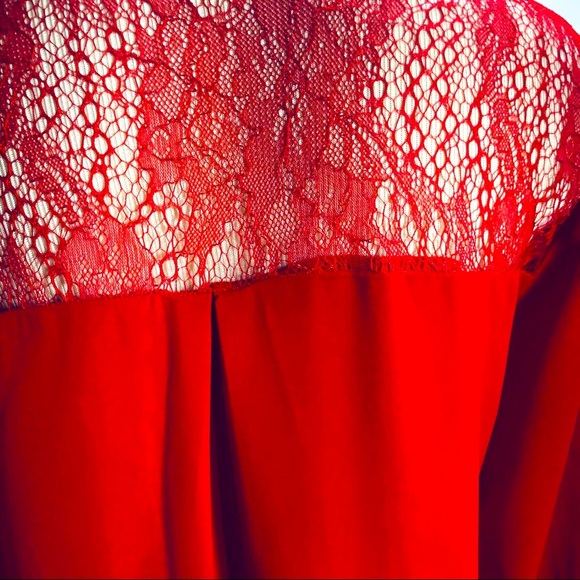 Pleione  Blouse  long sleeves Lace Top Size Small - Picture 4 of 6